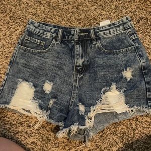 SHEIN jean shorts